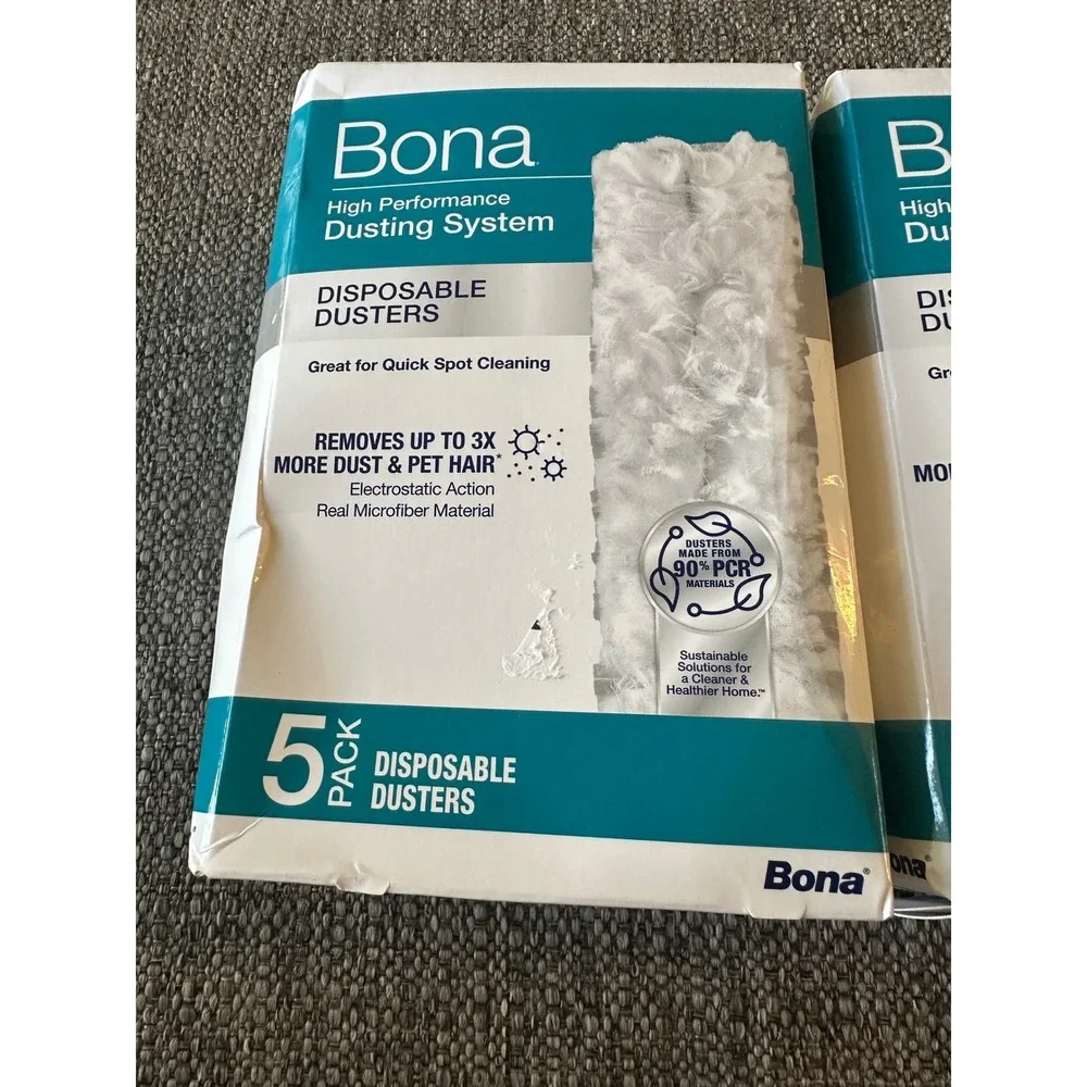 Bona‎ High Performance Dusting System 5 Disposable Dusting Cloths set of 2 box's
